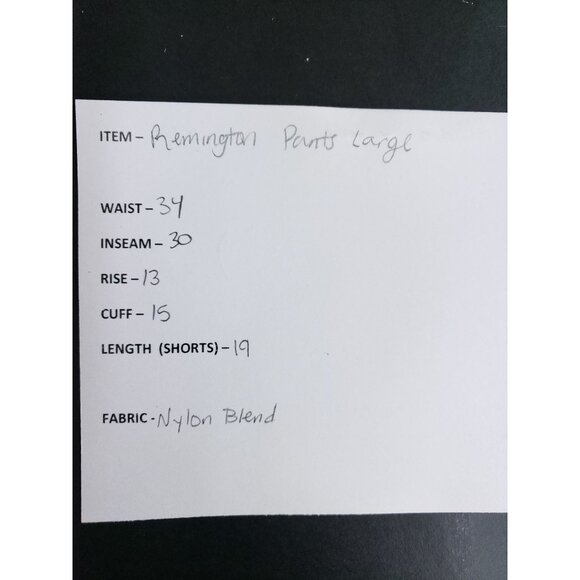 Remington Mens Large Convertible Camouflage Outdoor Hunting Pants Nylon - Picture 9 of 10